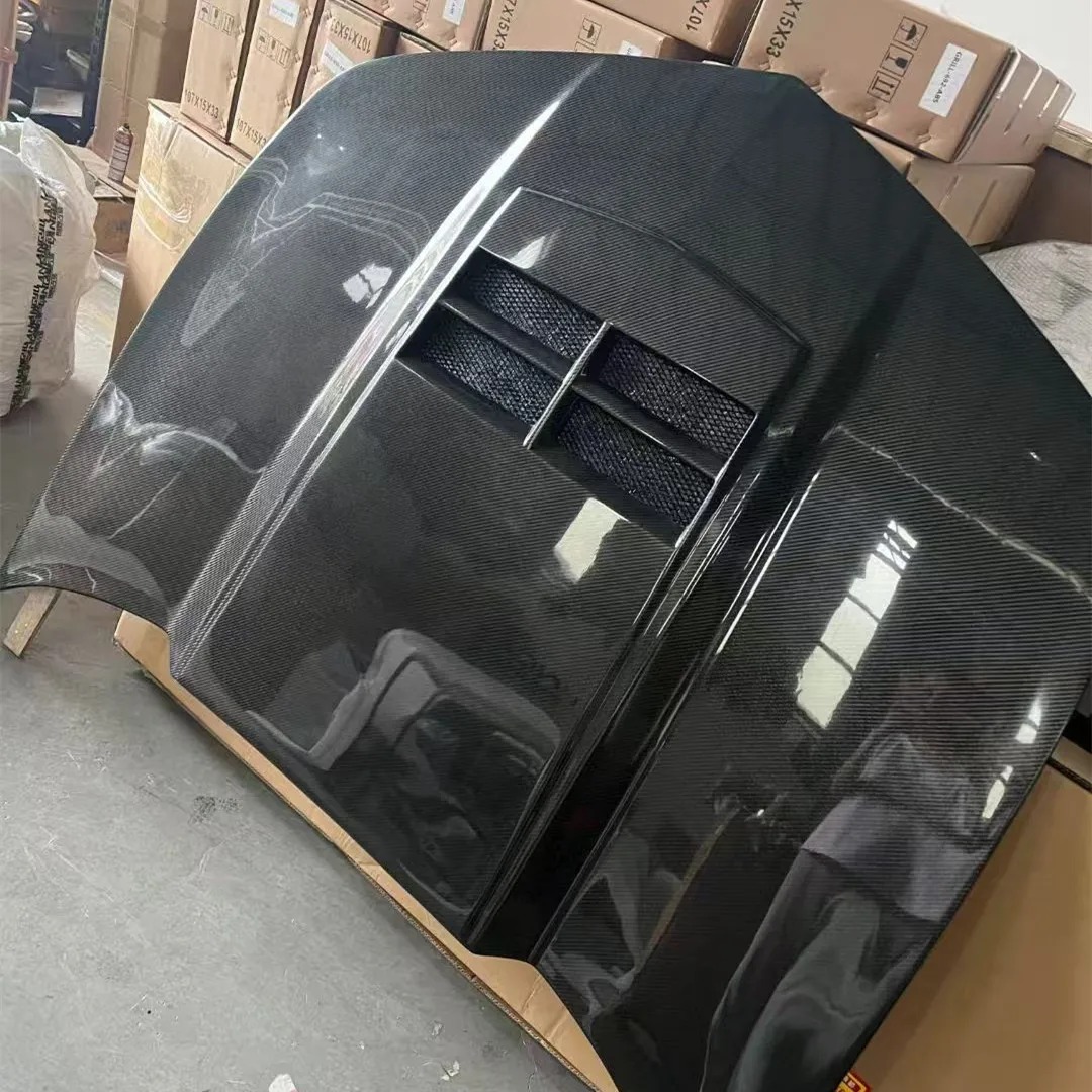 Real Carbon Fiber Car Engine Cover for Camaro 5Th 2010-2015 Car Front Engine Hood